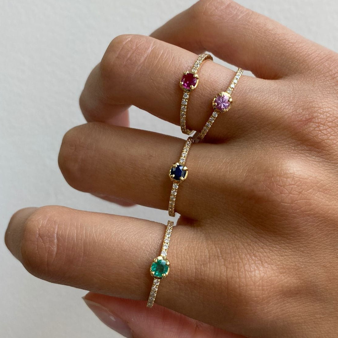 Giselle Ruby Diamond Ring