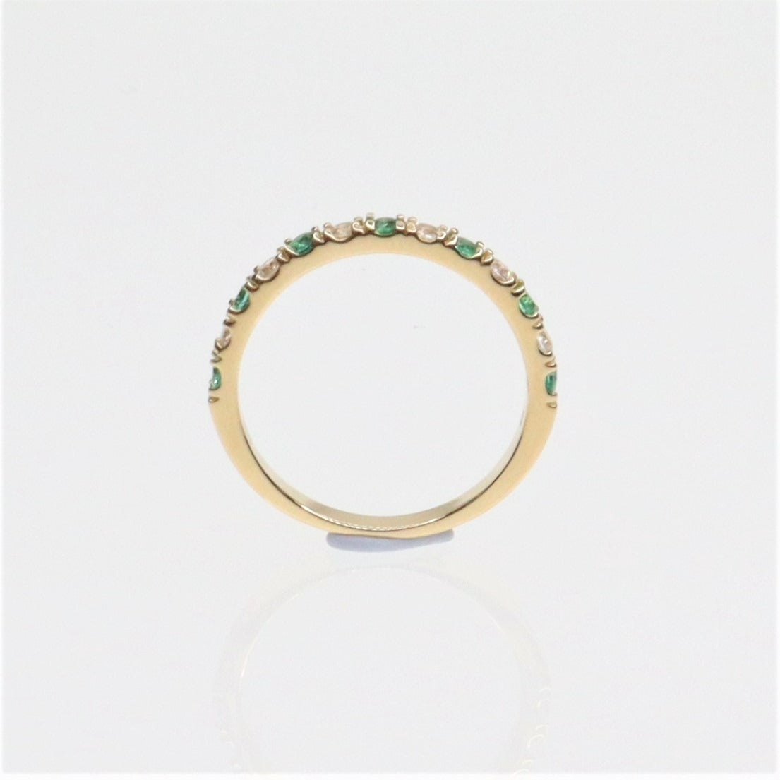 Iris Emerald Diamond Ring