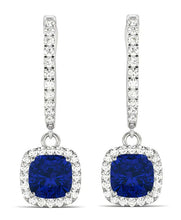 Load image into Gallery viewer, Ines Sapphire Diamond Earrings
