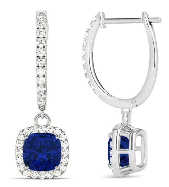 Ines Sapphire Diamond Earrings