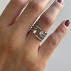 Anillo de diamantes Margot