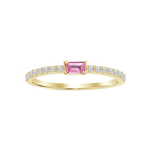 Load image into Gallery viewer, Nicole Pink Sapphire Diamond Ring
