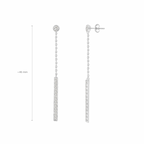 Odessa Diamond Long Earrings
