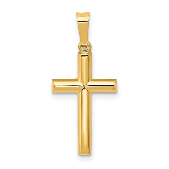 Hollow Cross Gold Pendant