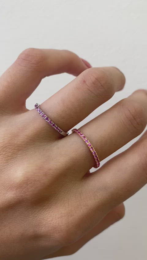 Linda Pink Sapphire Ring