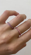 Load and play video in Gallery viewer, Rose Pink Sapphire Ring
