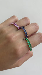Mariza Eternity Pink Sapphire Ring