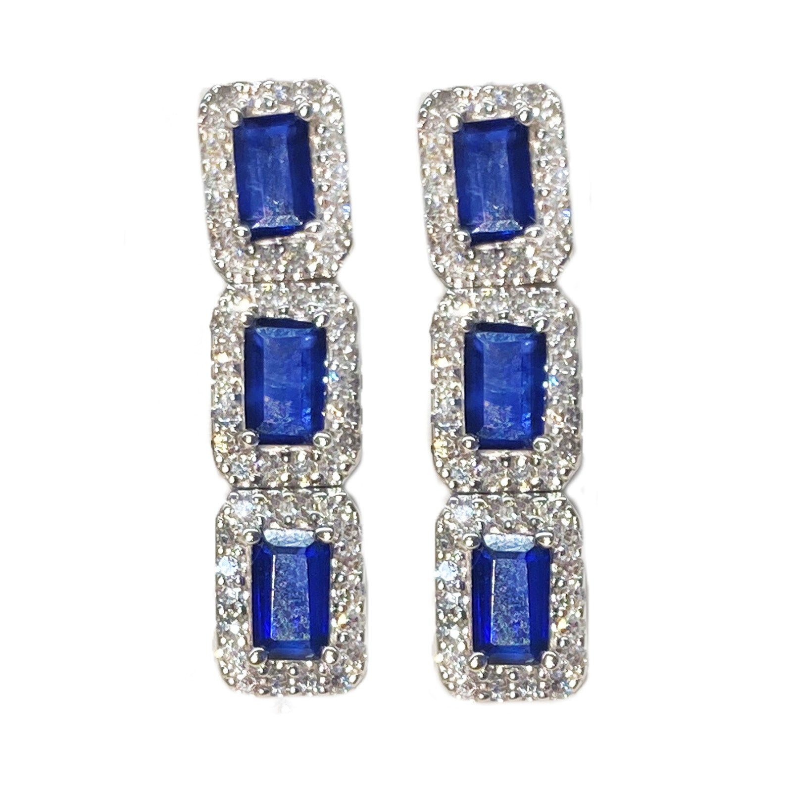 Megara Sapphire Diamond Earrings