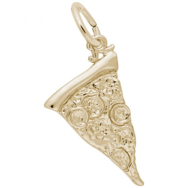 Pizza Gold Charm