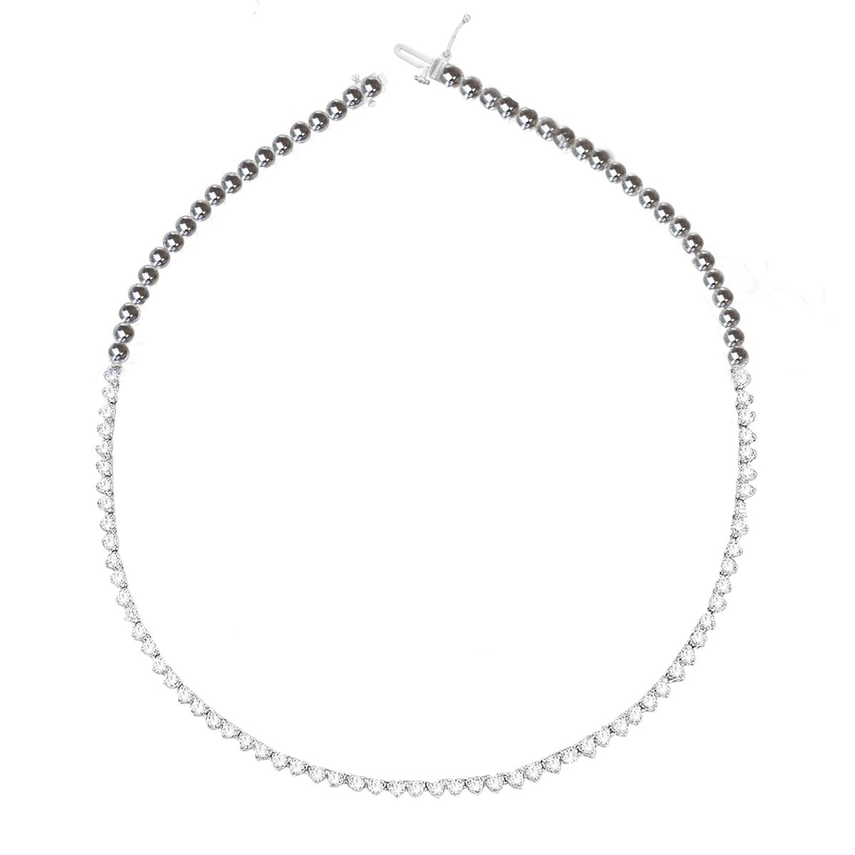 Steffi Half Tennis Necklace 2.78 ct