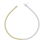 Harper Yellow Sapphire Diamond Tennis Bracelet